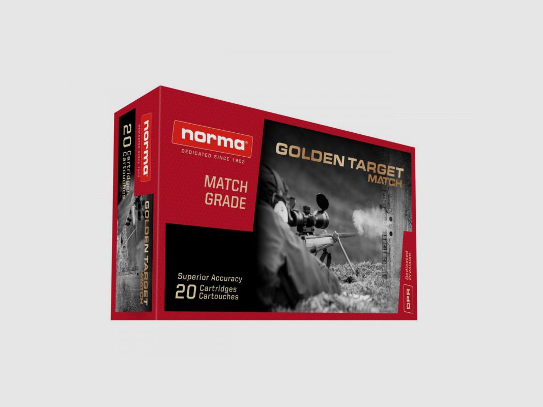 NORMA 6.5 CREEDMOOR GOLDEN TARGET 143GR X20