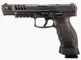 Pistolet Heckler & Koch SFP9-OR Match, calibre 9 mm Luger, libération du chargeur par paddle