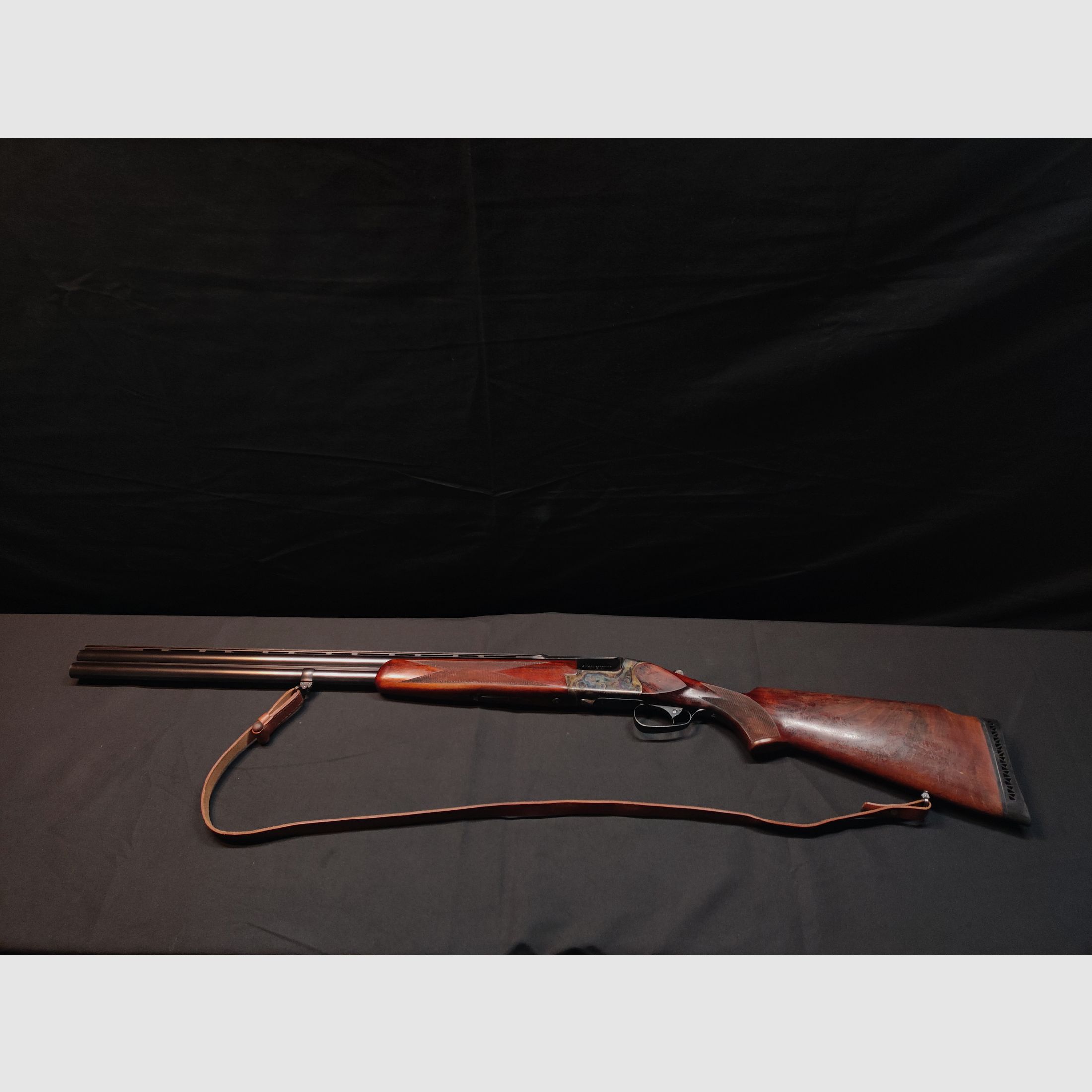Simson Mod. 890 Bockdoppelflinte Kal. 12/70 inkl. 822 Schuss Munition