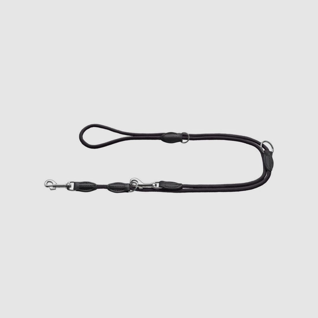 Hunter Adjustable Lead Freestyle Black / Rope