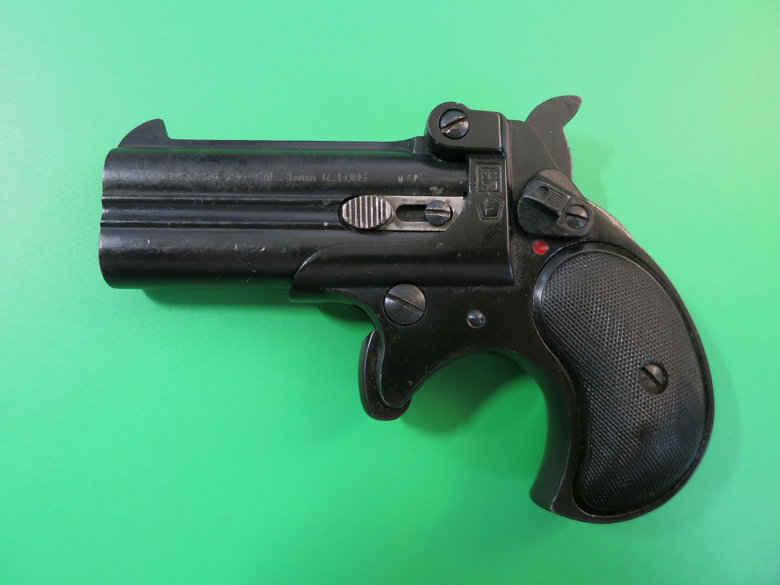 RÖHM RG13 Derringer, 4mm R lang, PTB 54 + "F" im Fünfeck, bedürfnisfrei!    #84