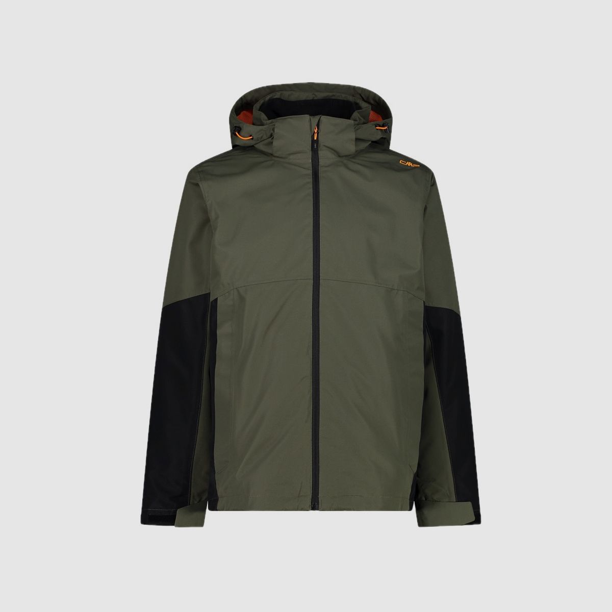 CMP Herrenjacke mit abnehmbarem Fleece-Jacket Olive Nero