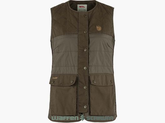 Fjällräven Vest Forest Wool Gevoerd Donkergroen