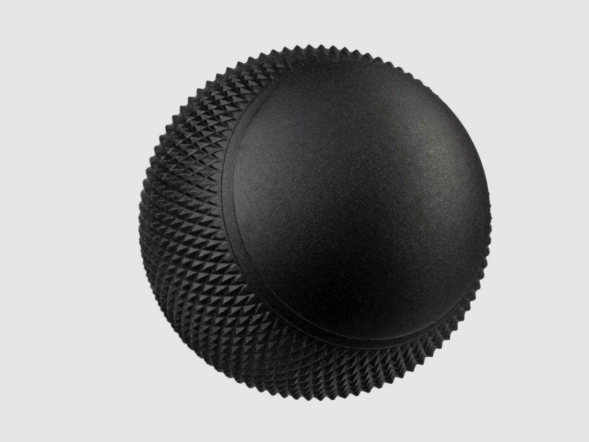 Bola de agarre de cámara Sauer de acero de 23 mm con estriado