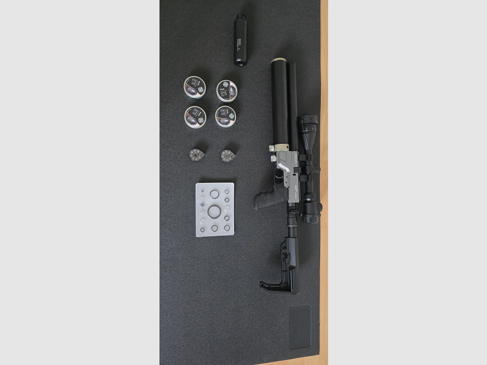 Verkaufe AEA HP Max MK1 9mm + FX Zielfernrohr + umfangreiches Zubehör – Top Zustand!