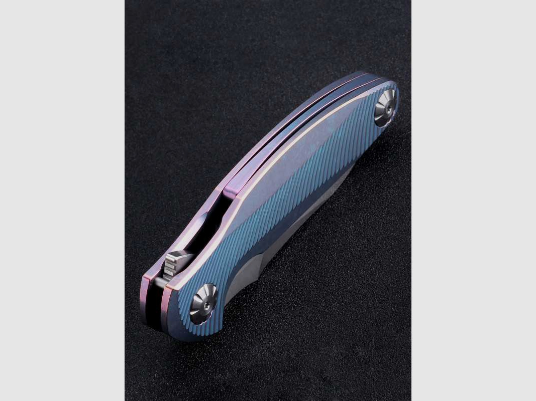 Rikeknife 1503-PB Taschenmesser, Lila/Blau