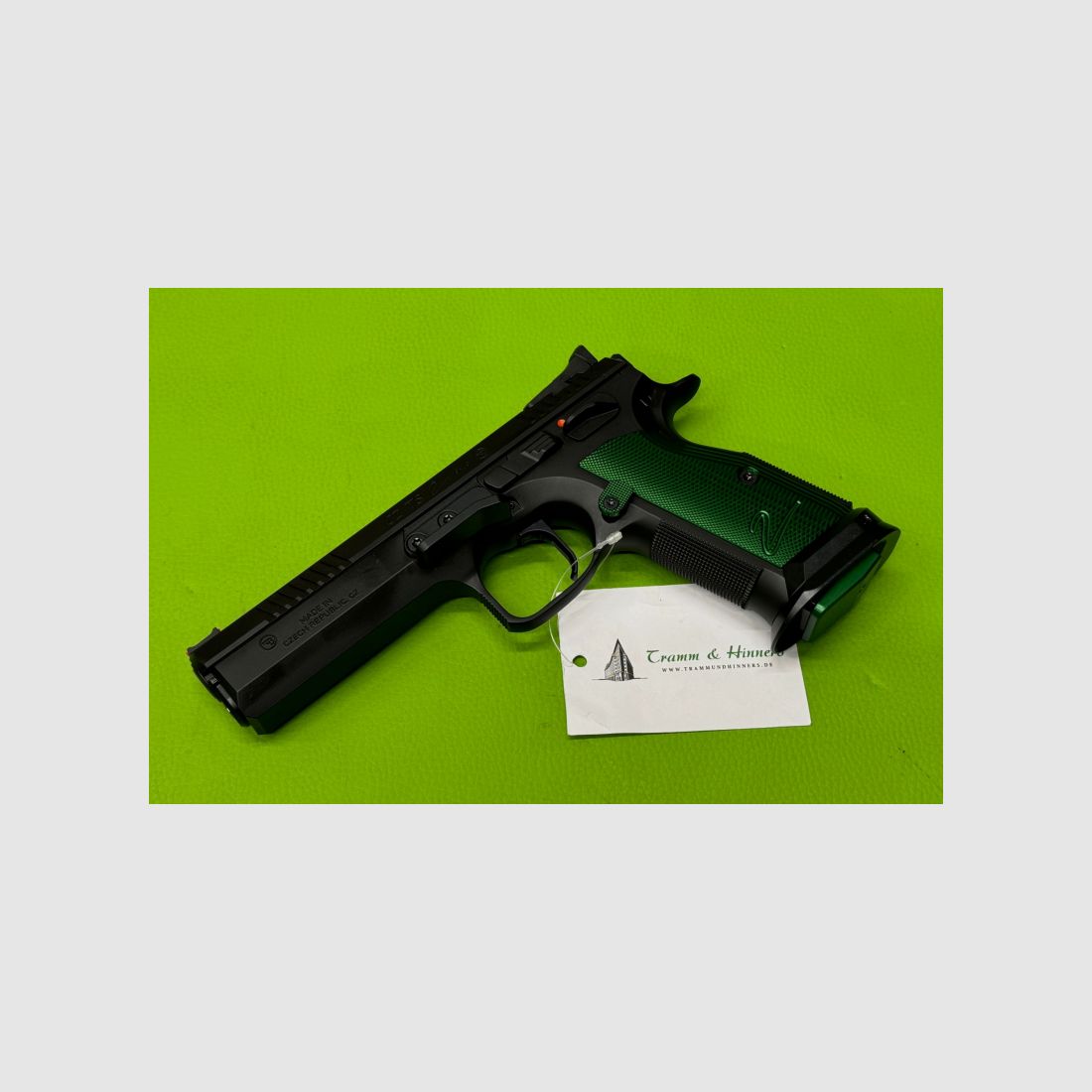 CZ TS 2 Racing Green 9mm Luger - halbautomatische Pistole - Neuwaffe