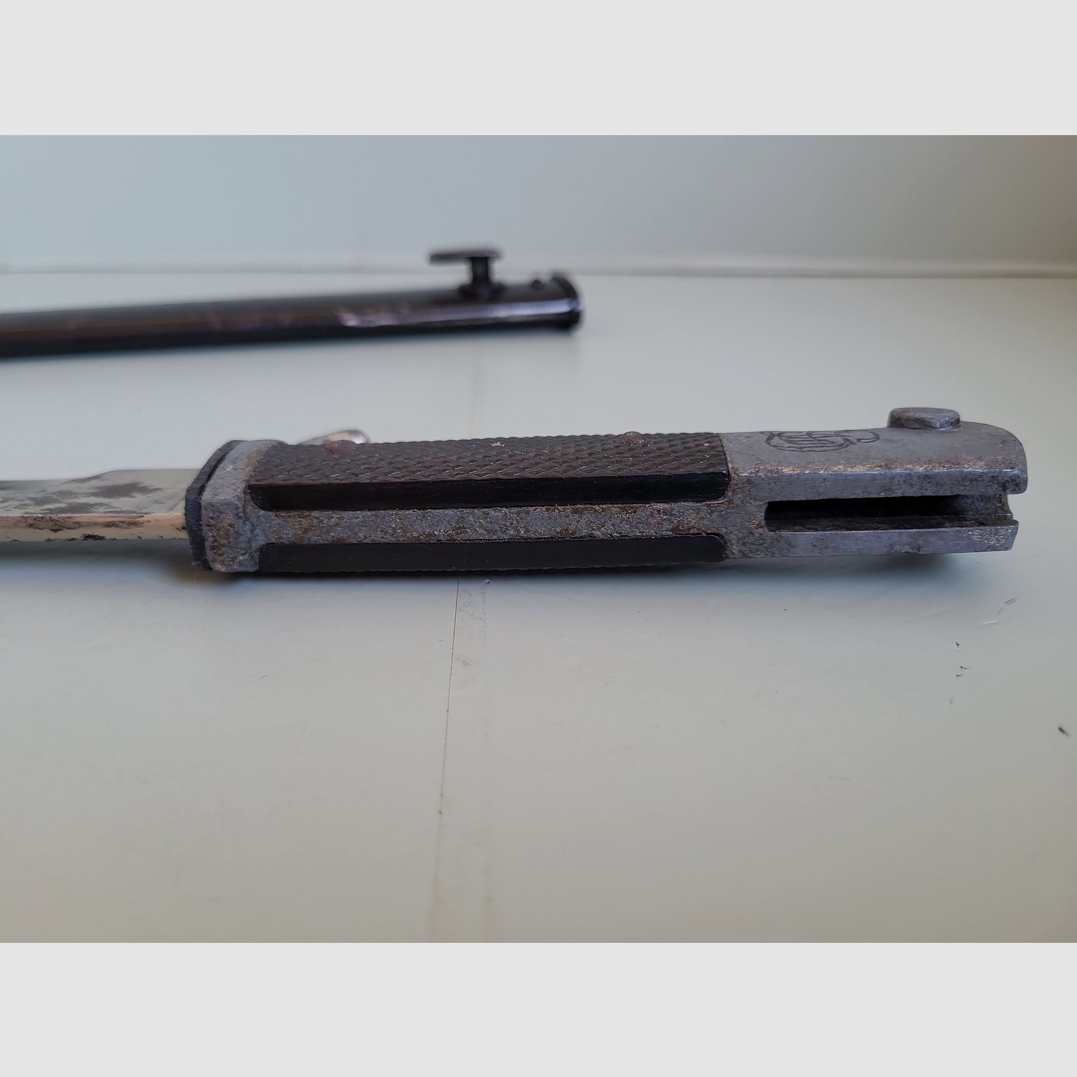 2 WK - WW 2 Puma bayonet - Long side rifle K98 bayonet - Original