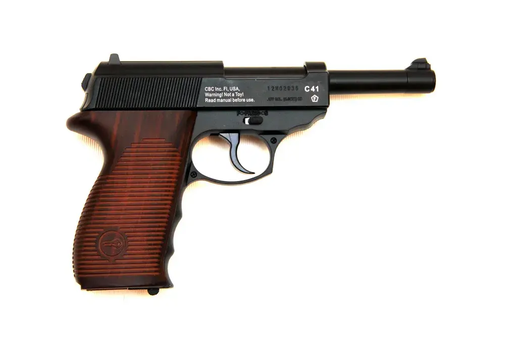 Pistola CO2 Borner C41 P38 Metallo Calibro 4,5 BB's, immagine 2 di 4