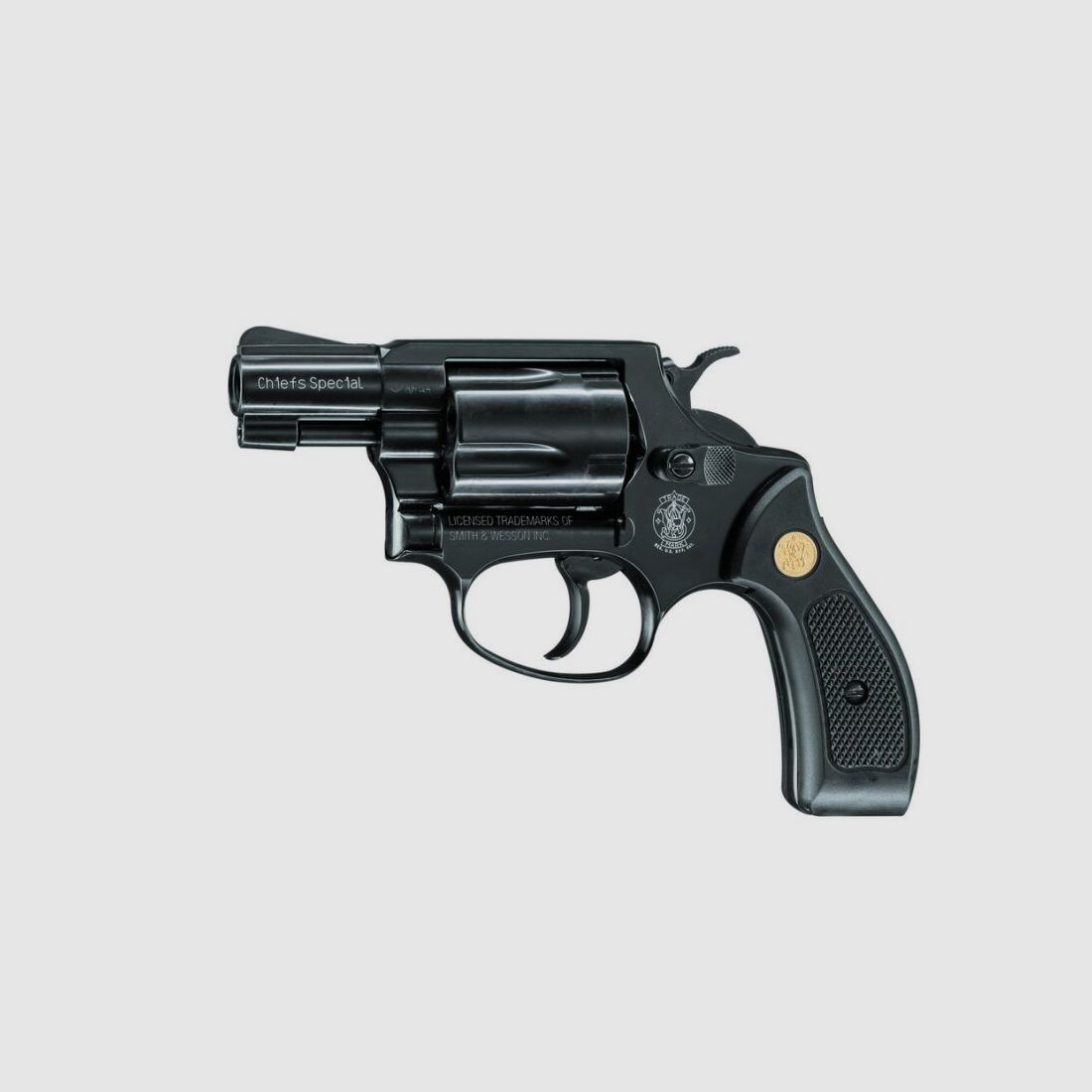 Schreckschussrevolver Smith & Wesson Chiefs Special, 9mm R.K., schwarz