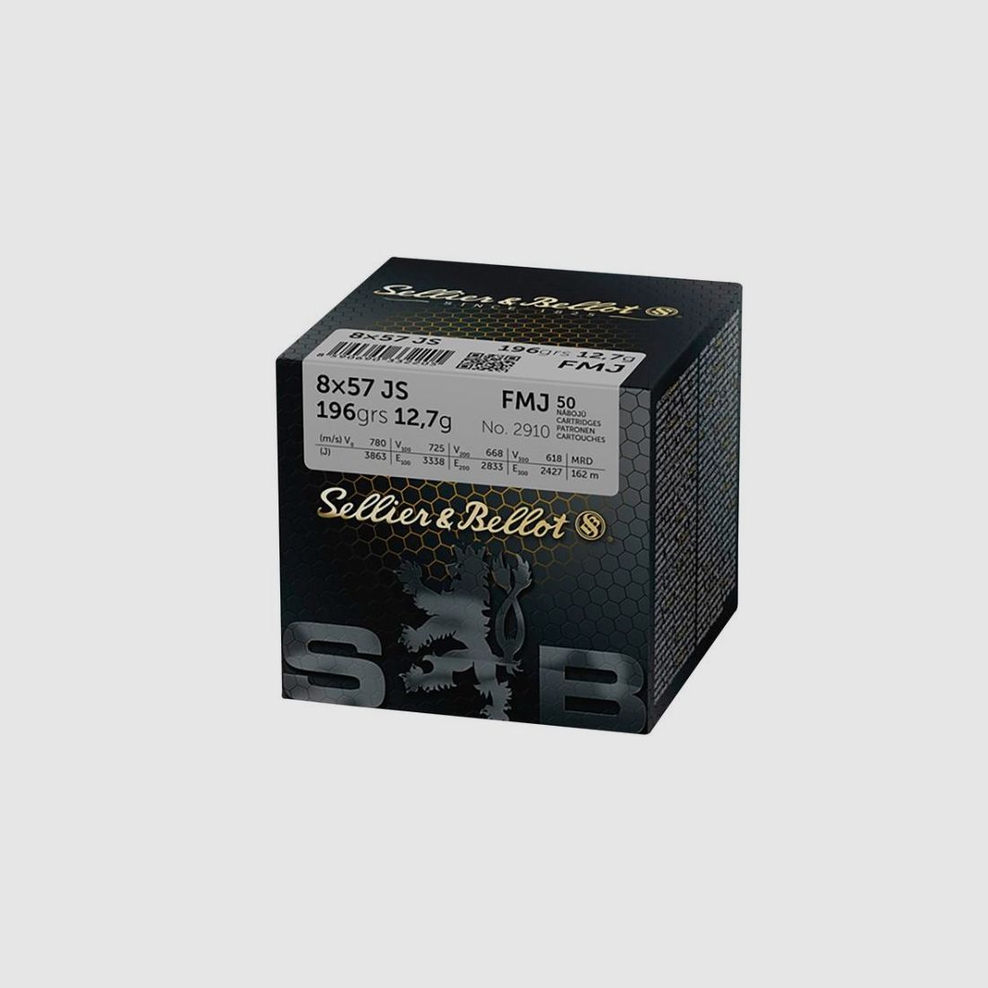 SELLIER & BELLOT - 8x57 iS - 196GRS.FMJ - 50 STÜCK, Bild 1 von 3