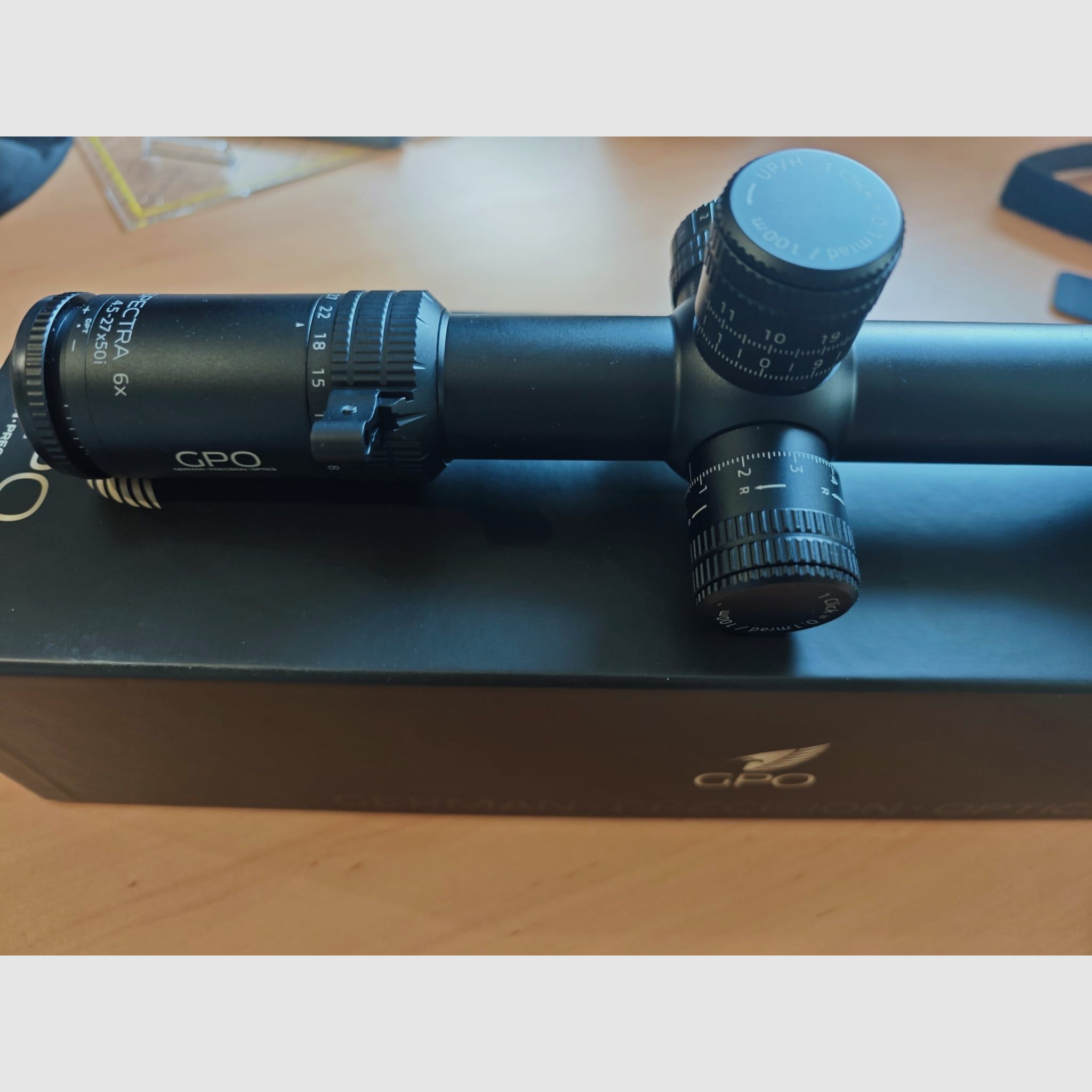 GPO Spectra 6x 4,5-27x50 Absehen PLRi