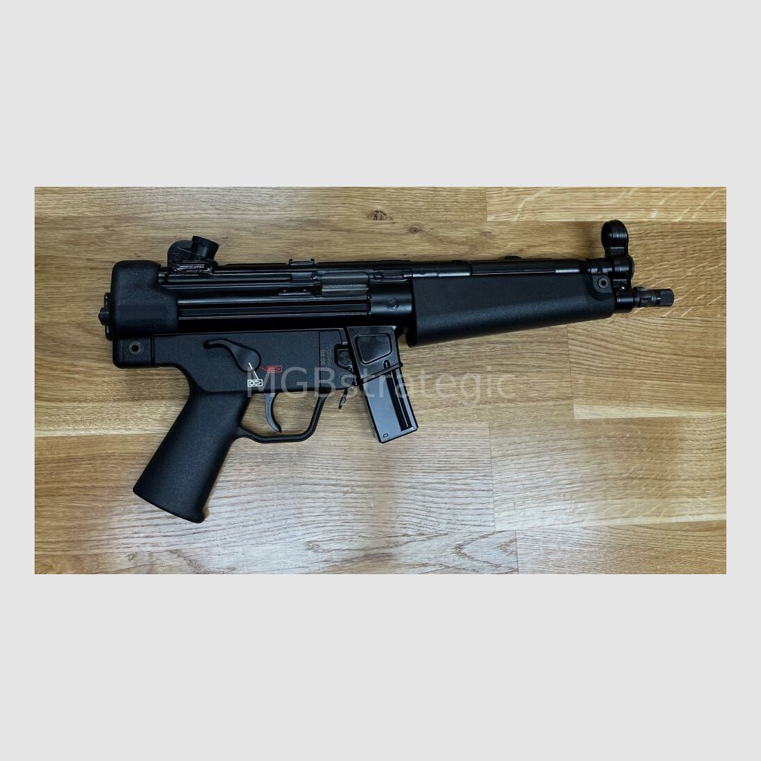 Heckler & Koch SP5 mit Abschlusskappe - halbautom. Pistole 9mmLuger Schaftschaft oder Klappschaft darf montiert werden - zivile Ausführung der Heckler & Koch MP5 - H&K SP 5 HK SP5