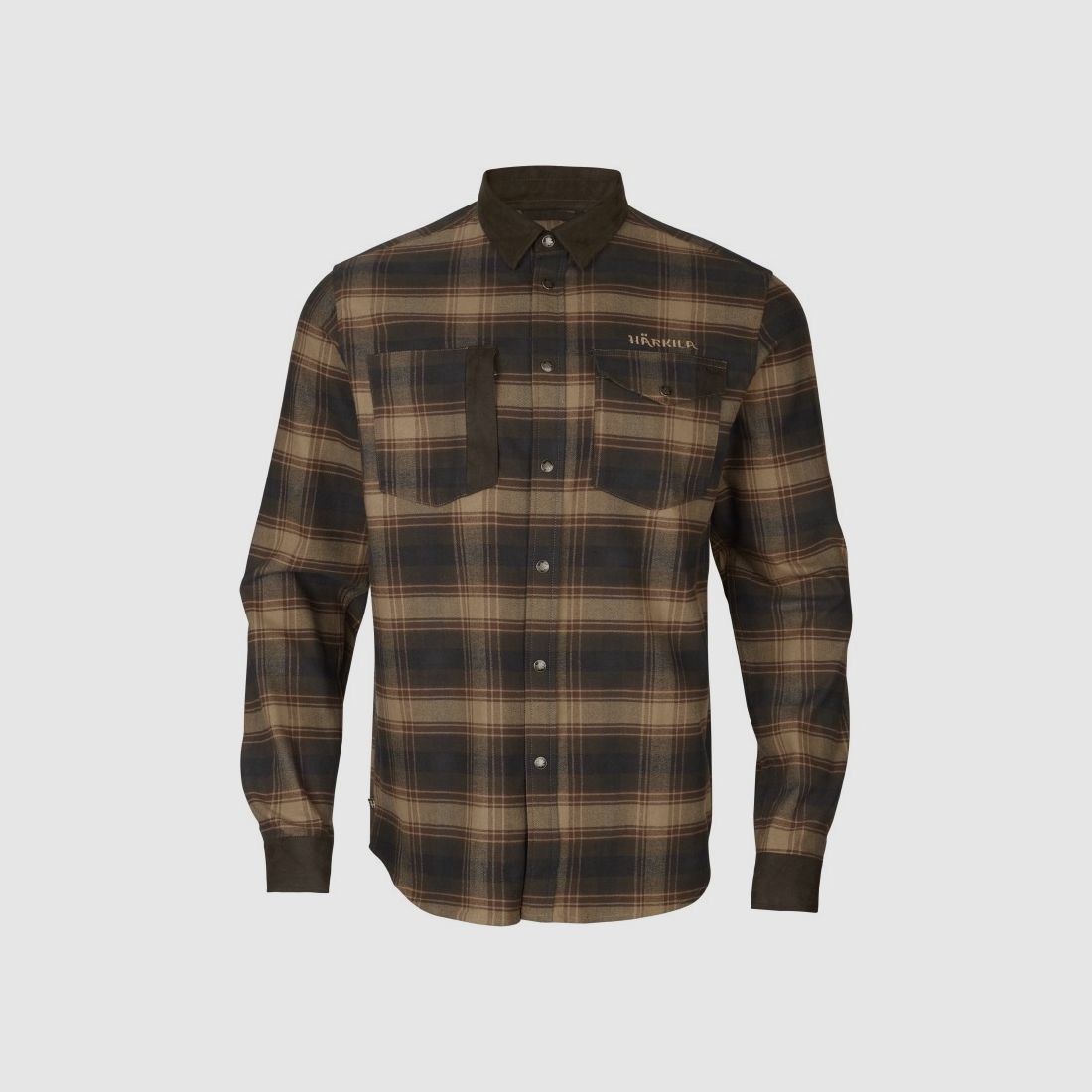 Härkila Aivak Hemd Burgundy Flanellhemden Herren