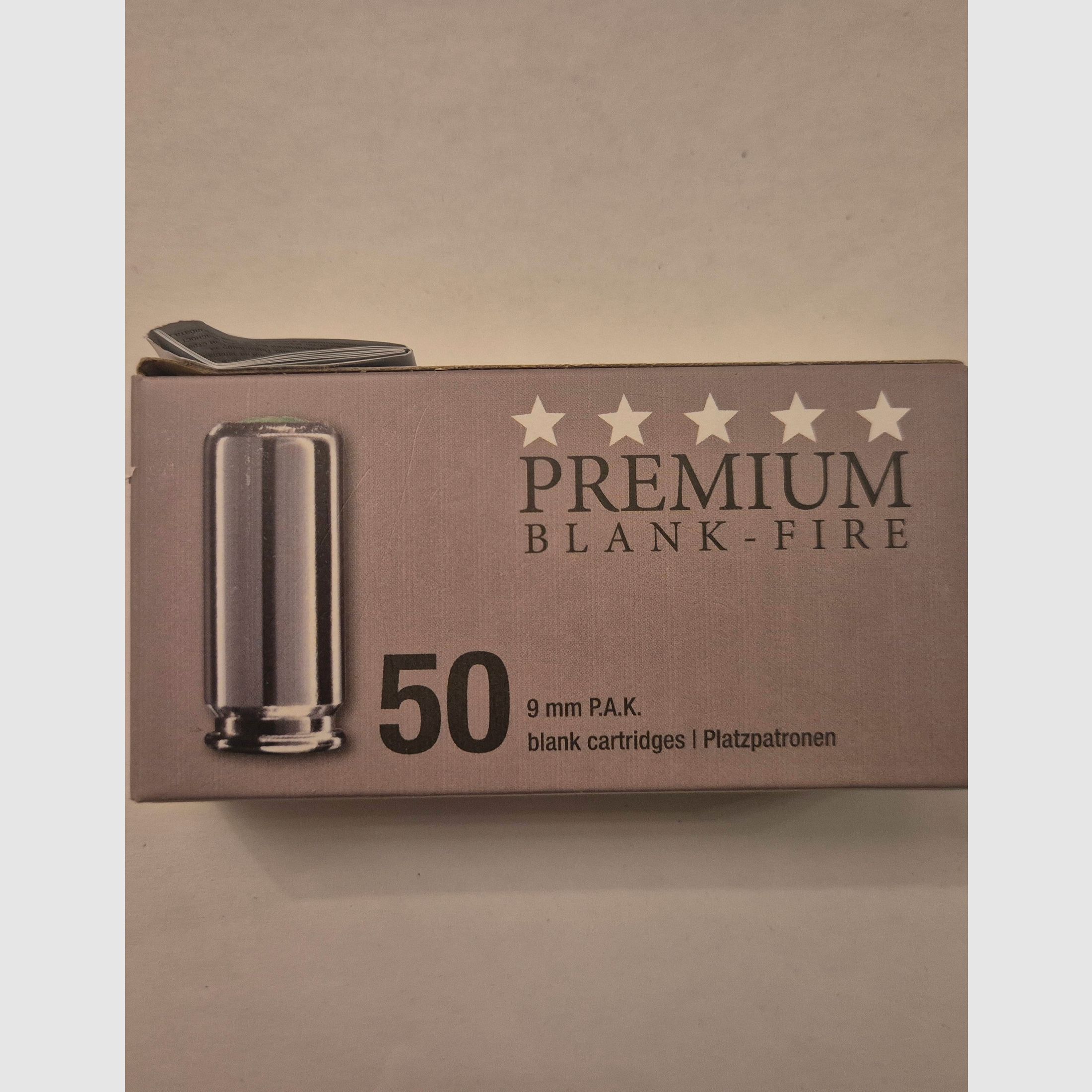 Schreckschuss Munition Umarex 50stk. Platzpatronen 9mm pak