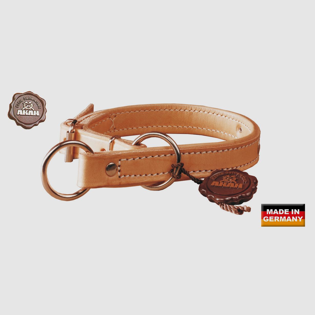 Würger ohne Begrenzung aus Fahlleder, 50 cm