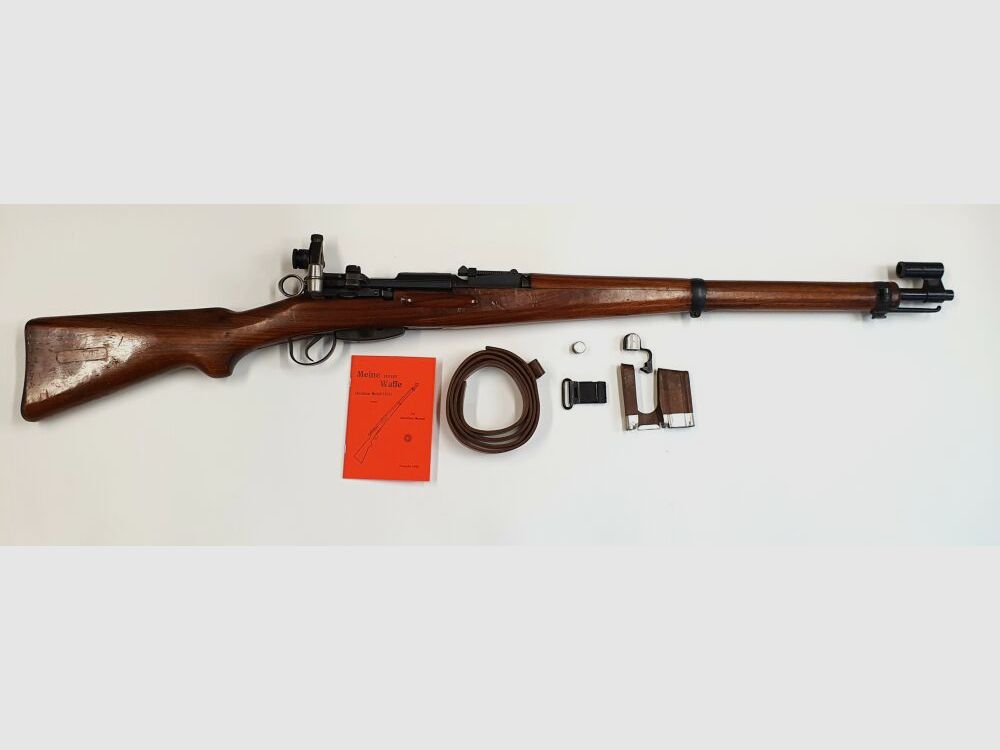 Waffenfabrik Bern Repetierbüchse Waffenfabrik Bern Schweizer K31 Kaliber 7,5x55swiss komplett nummerngleich + Diopter
