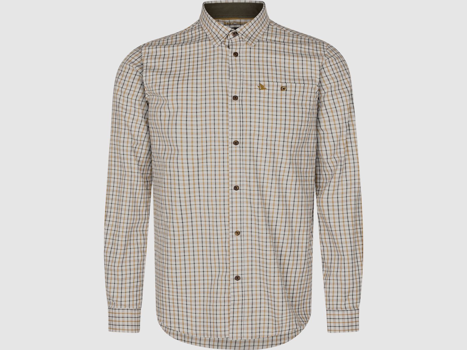 Seeland Oxford shooting shirt classic blue/classic brown check, afbeelding 1 van 8