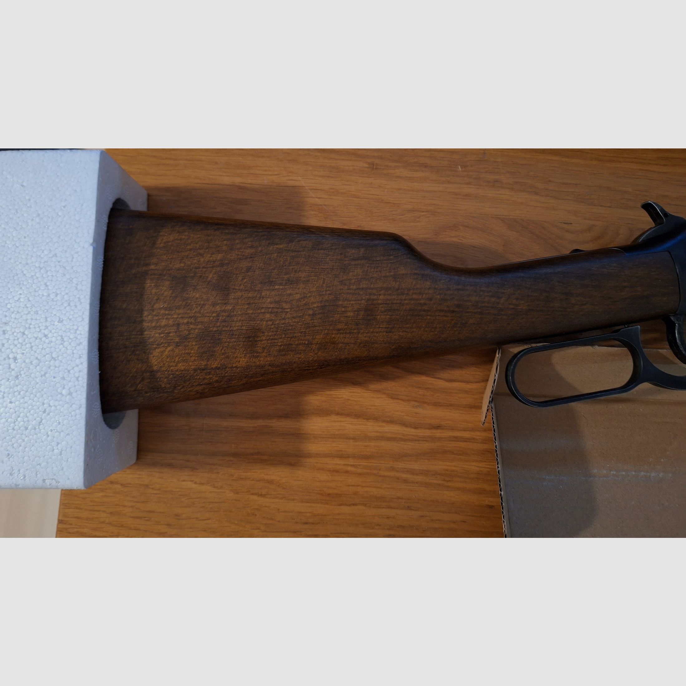 Co2 Cowboy Rifle Legends inkl. Koffer mit Schloss 4,5 mm BB und 4,5 mm Diabolo 34 Ladehülsen insgesamt!