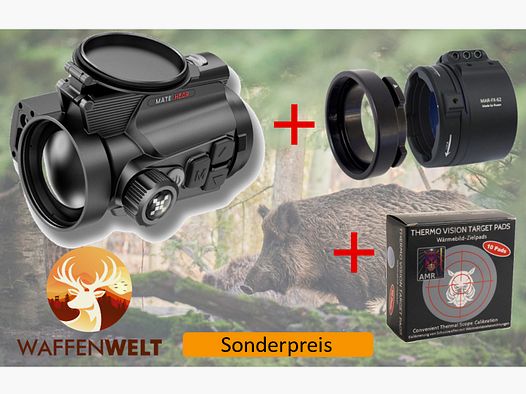 Nocpix MATE H50R complete set with Rusan MAR adapter & thermal imaging target pads