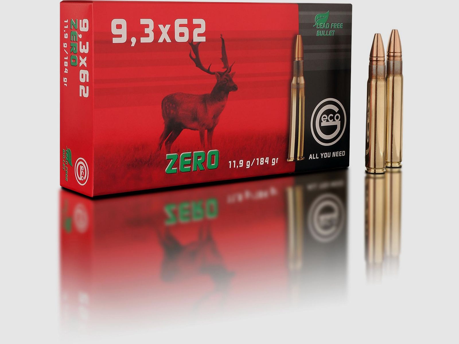 Geco 9,3x62 Zero 11,9g - 184gr