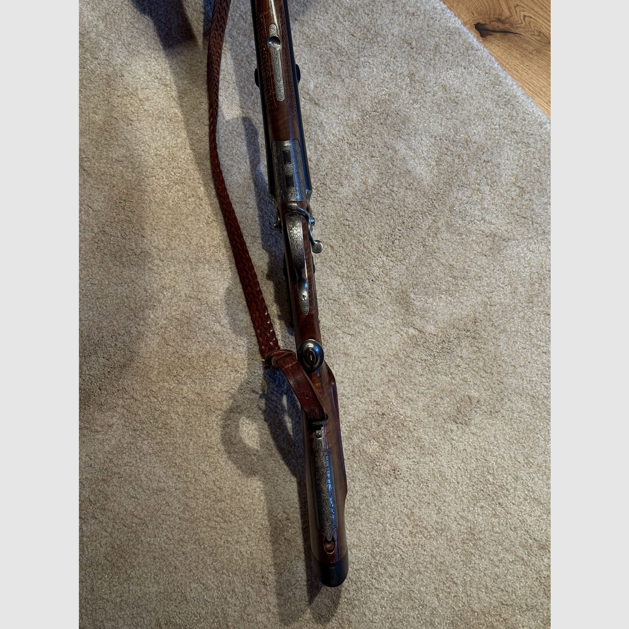 Sauer & Sohn Hahndrilling mit Seitenöffnung und kurzem Einstecklauf  |  KAL .30-30Win  |  16/70 |  .22 Magn. LFB