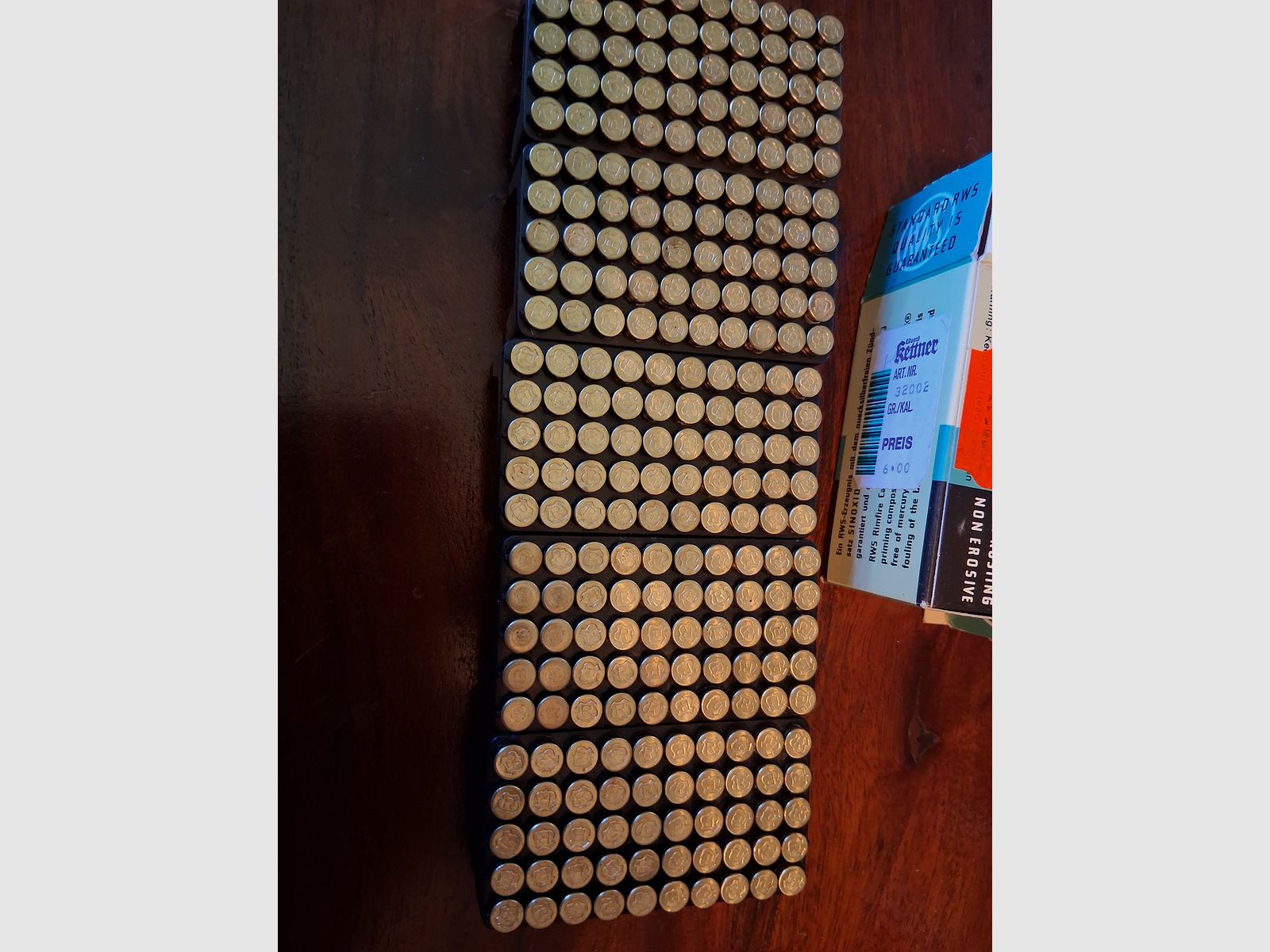 250 pcs. RWS Dynamit Nobel Z.22 Long Extra Weak