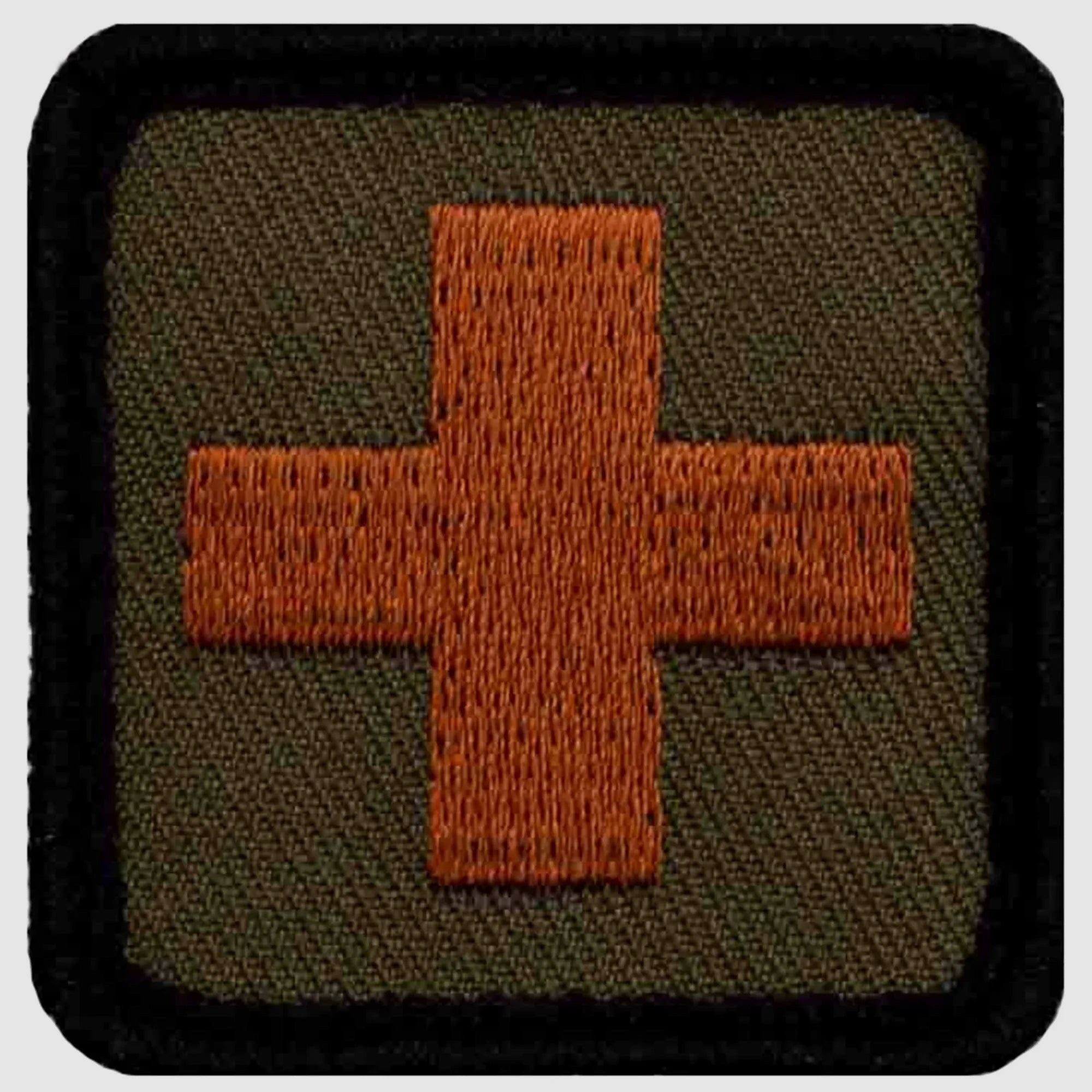 Café Viereck Patch Kreuz