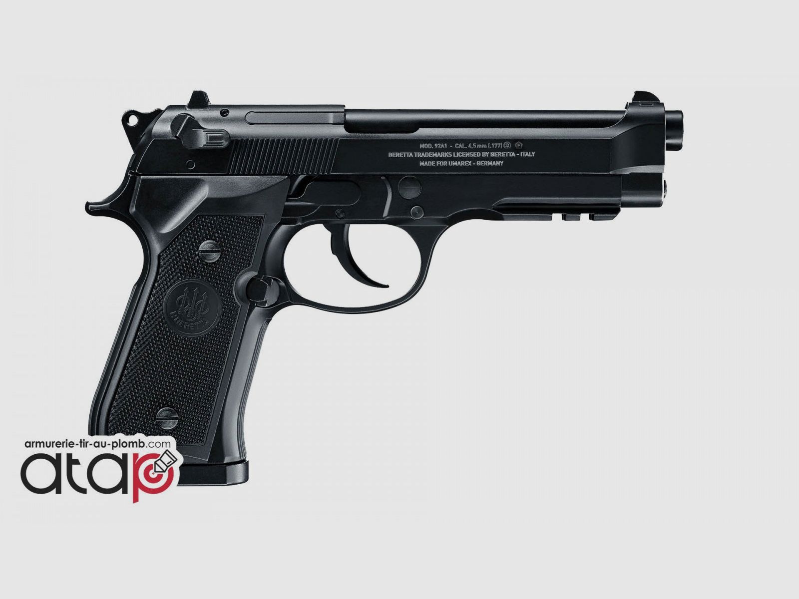 Beretta M92 A1 pallini in acciaio 4,5 mm full auto, immagine 2 di 3