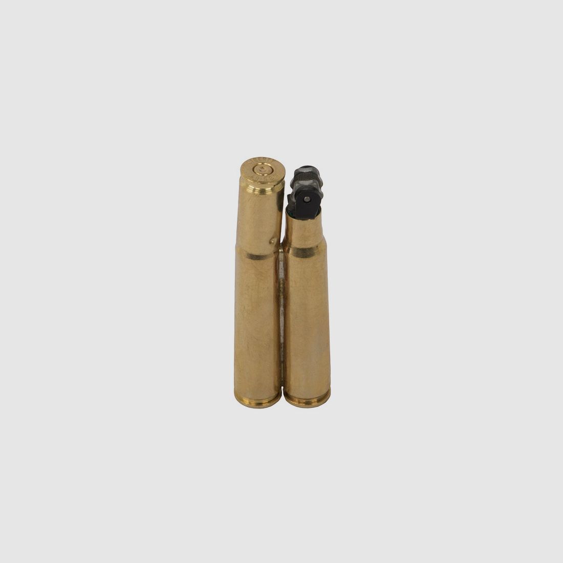 Feuerzeug in Patronenform Kaliber 7,92 Ă— 57 mm 8 x 57 IS blinde Originalpatrone nachfĂĽllbar handgefertigt (P18)