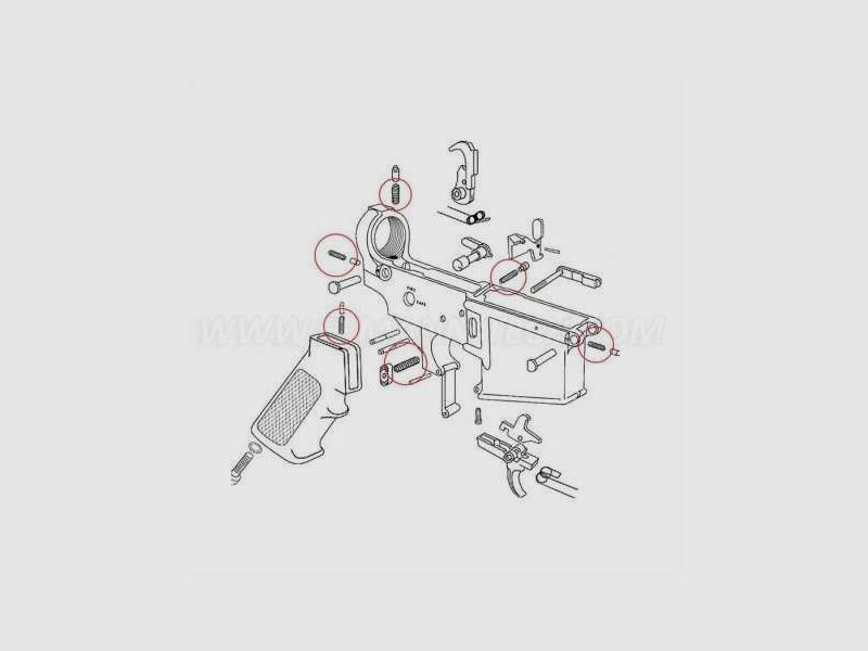FEDERKIT AR-15 EEMANN, Bild 2 von 4