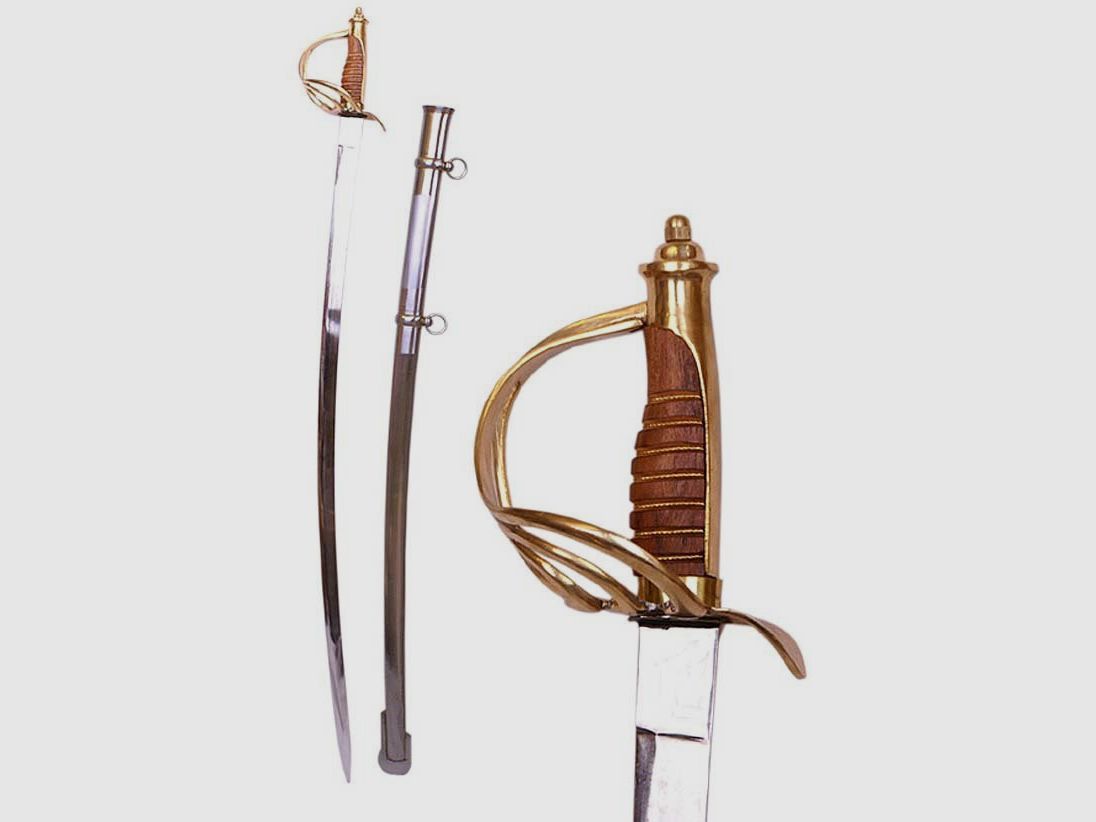 Bürgerkriegs Säbel inklusive Metallscheide