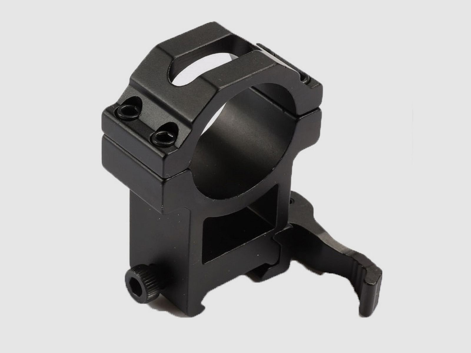 Quick-release mounting for lasers and illuminators