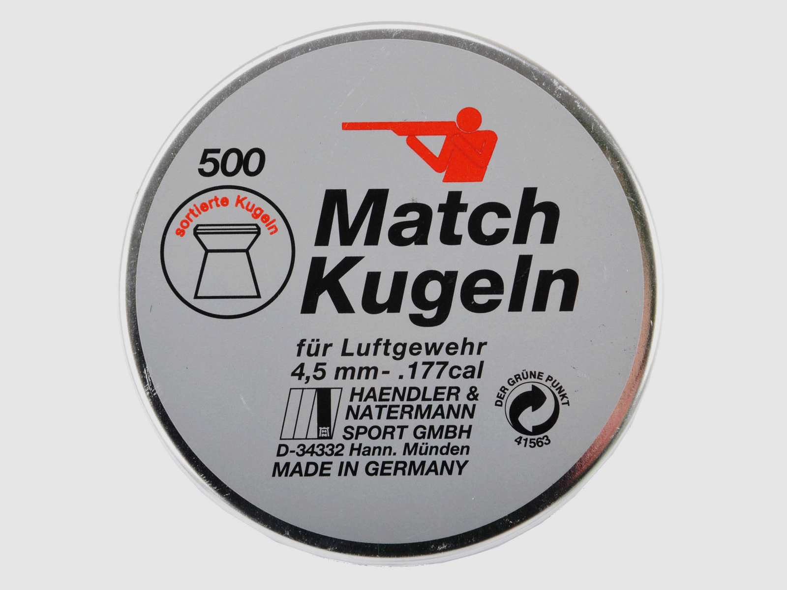 Haendler & Natermann Diabolo Match 4,51mm glatt