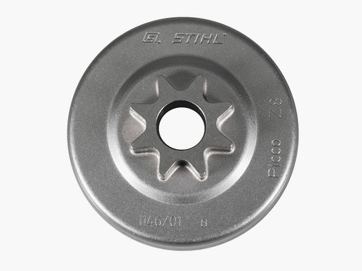 Stihl star chain wheel 1/4", 8 teeth