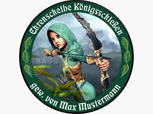 Schützenscheibe ECO-LINE Motiv 240