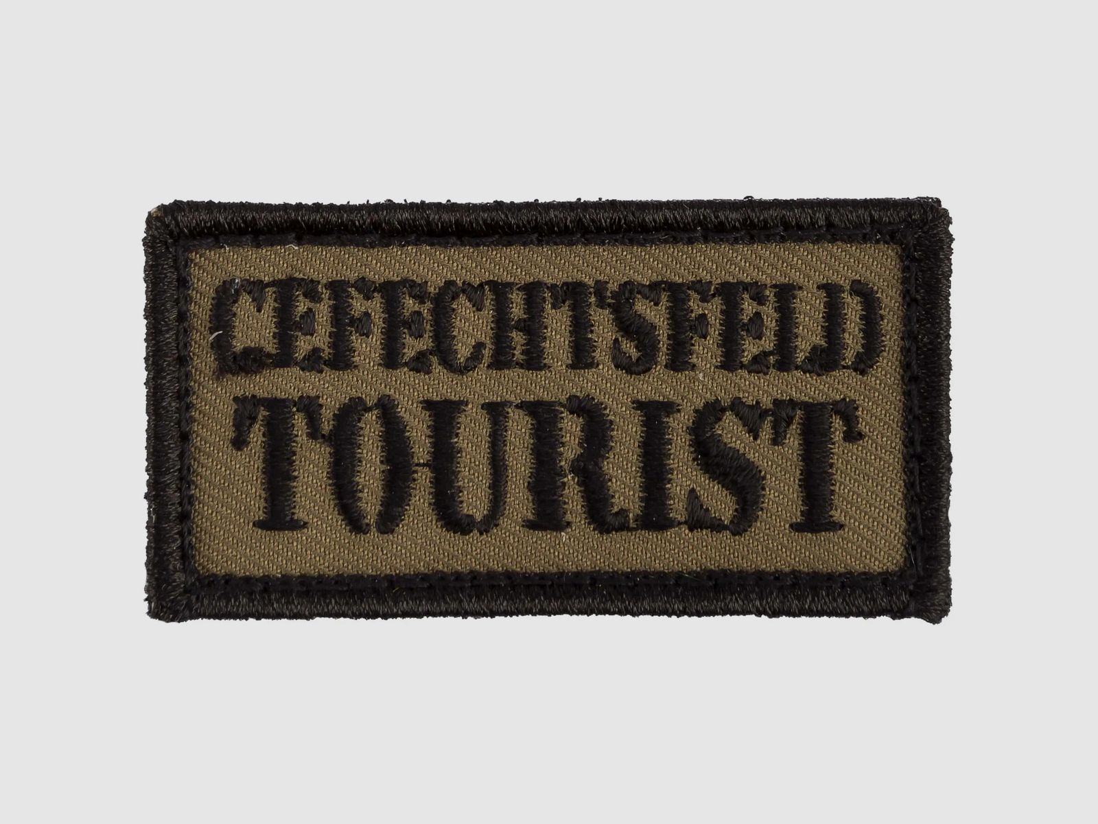 Café Viereck Café Viereck Patch Gefechtsfeldtourist oliv