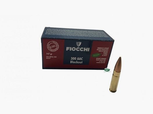 FIOCCHI Munizioni cal.300AAC Blackout fmc 147gr