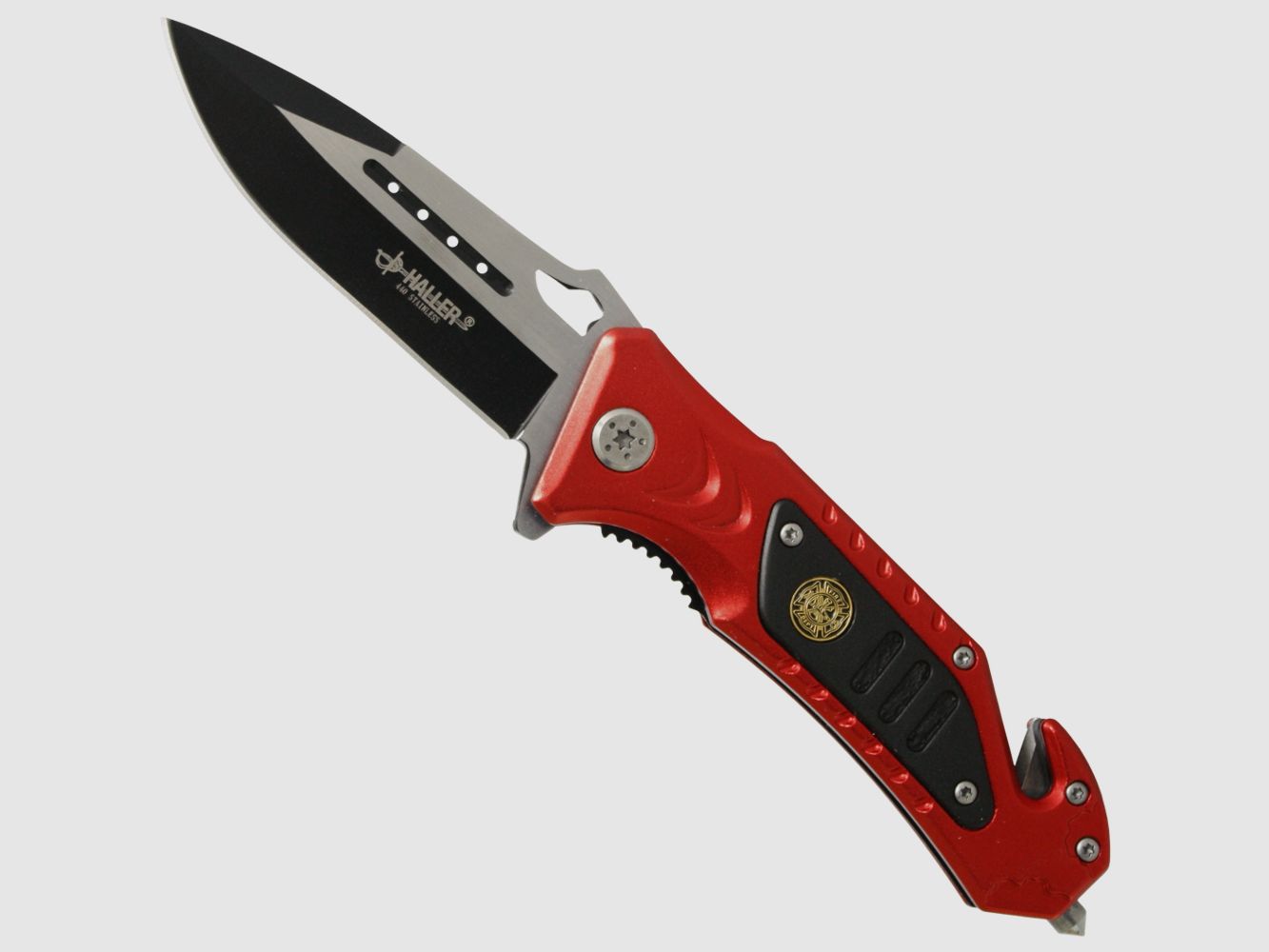 Rescue Taschenmesser rot/schwarz