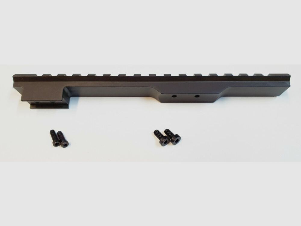 MHS V1 Picatinny Schiene für MAUSER 66 , Stahl Schiene , schwarz matt , 180mm , Made in Germany