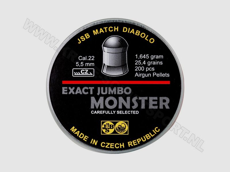 JSB Exact Jumbo Monster 5,52 mm Inhalt 200 Stk.
