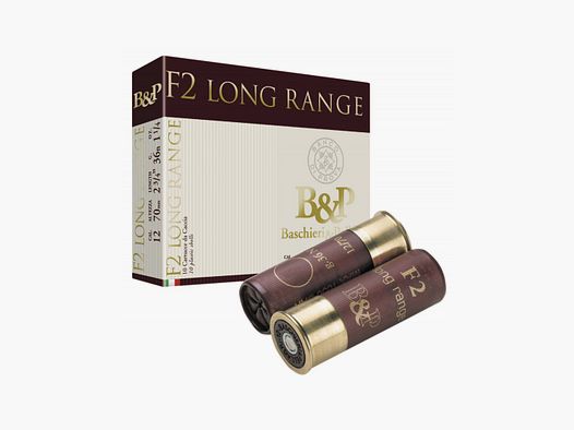 BTE 25 CART. B&P F2 LONG RANGE 12 KAL. 12 / 70 MM N° 4 36 G BJ