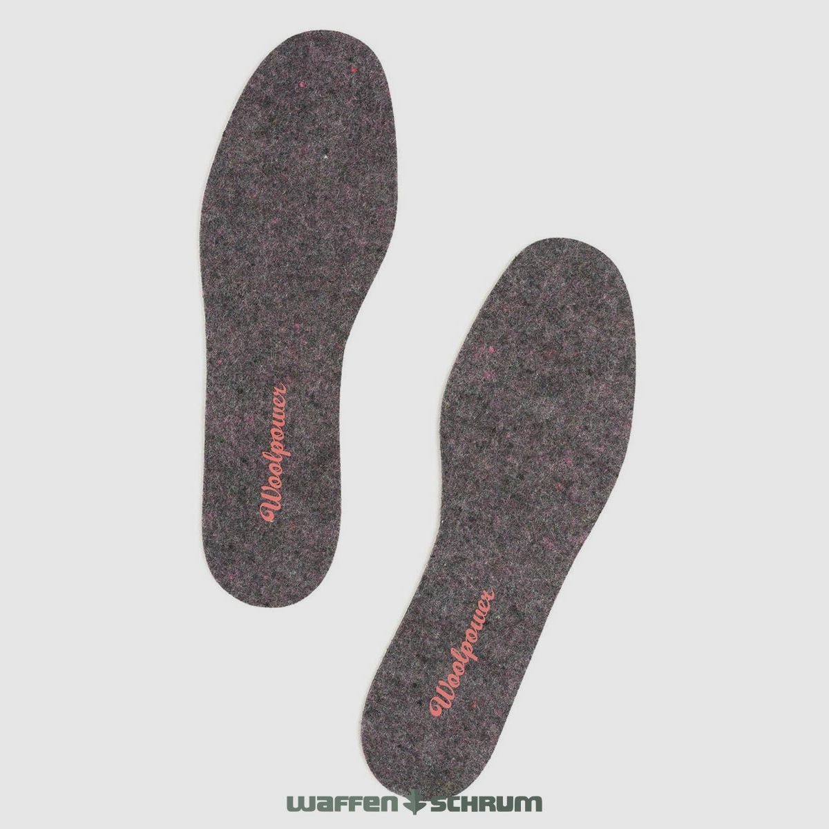 Woolpower Einlegesohlen Felt recycle grey