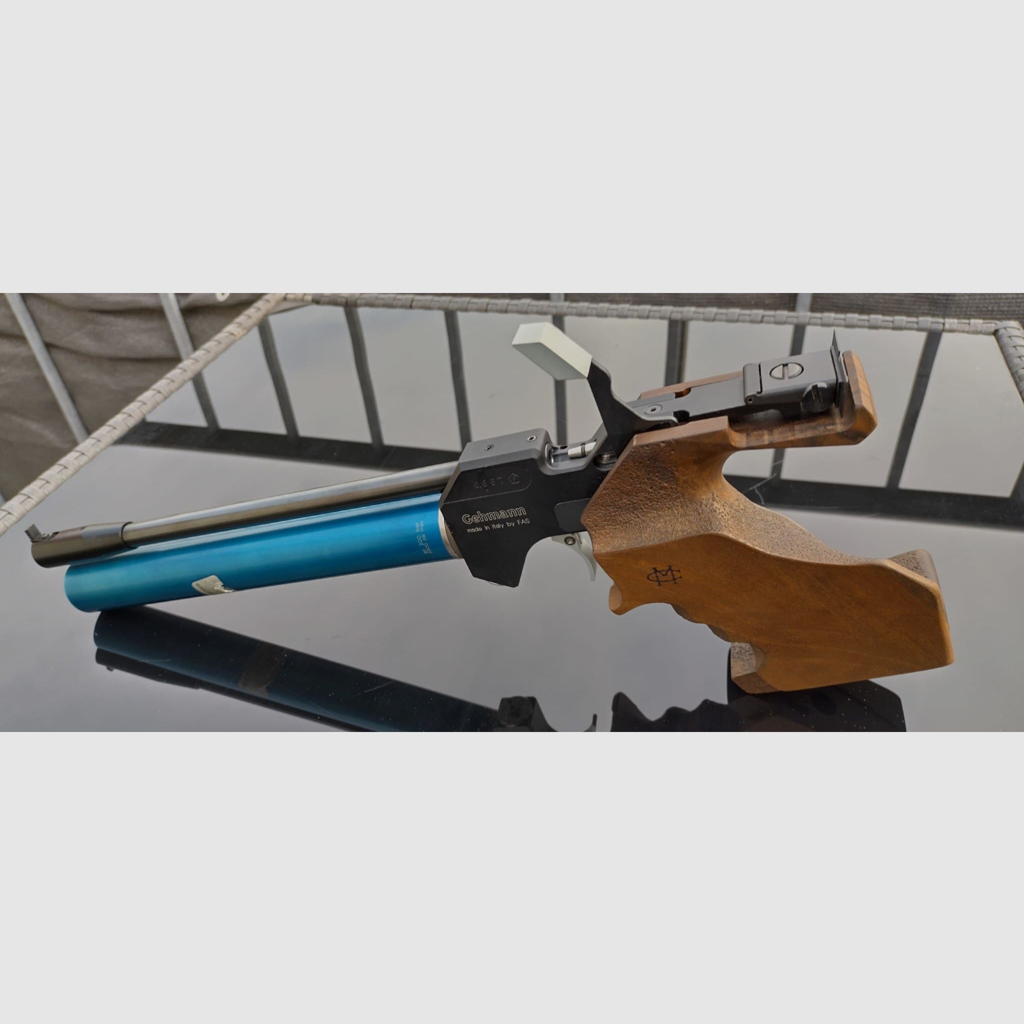 Gehmann AP 609 Match Luftpistole mit Koffer