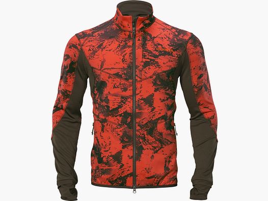 Härkila Wildboar Pro orange Camo Fleece Jackets for Men