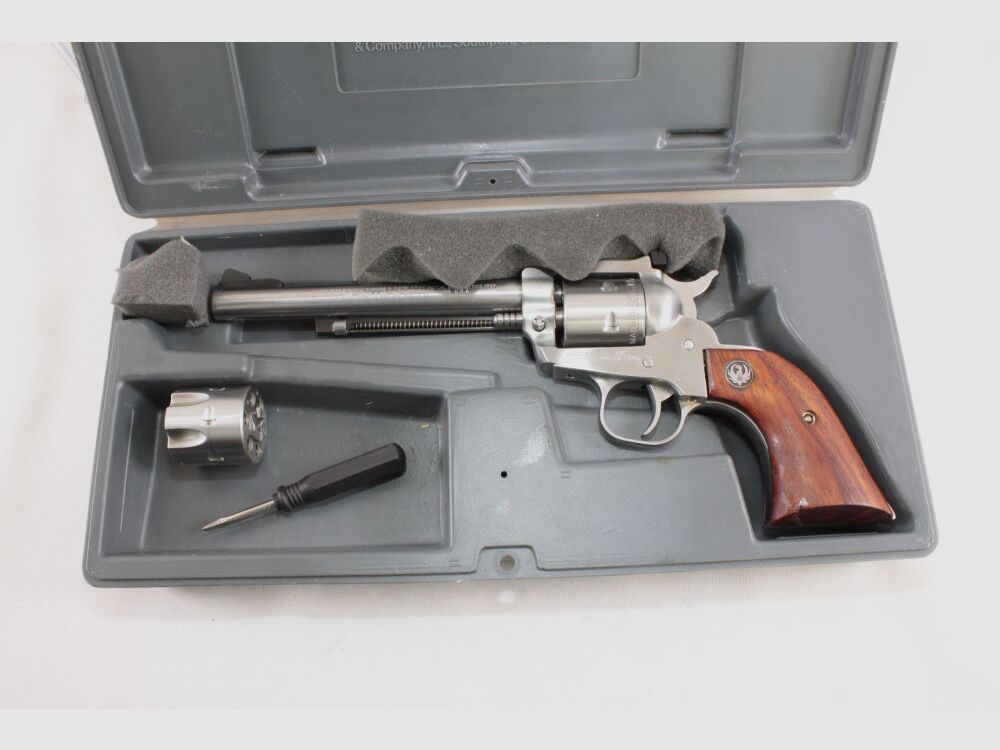 Revolver Ruger New Model Single Six KNR-6 - .22WinMag avec barillet interchangeable .22lr