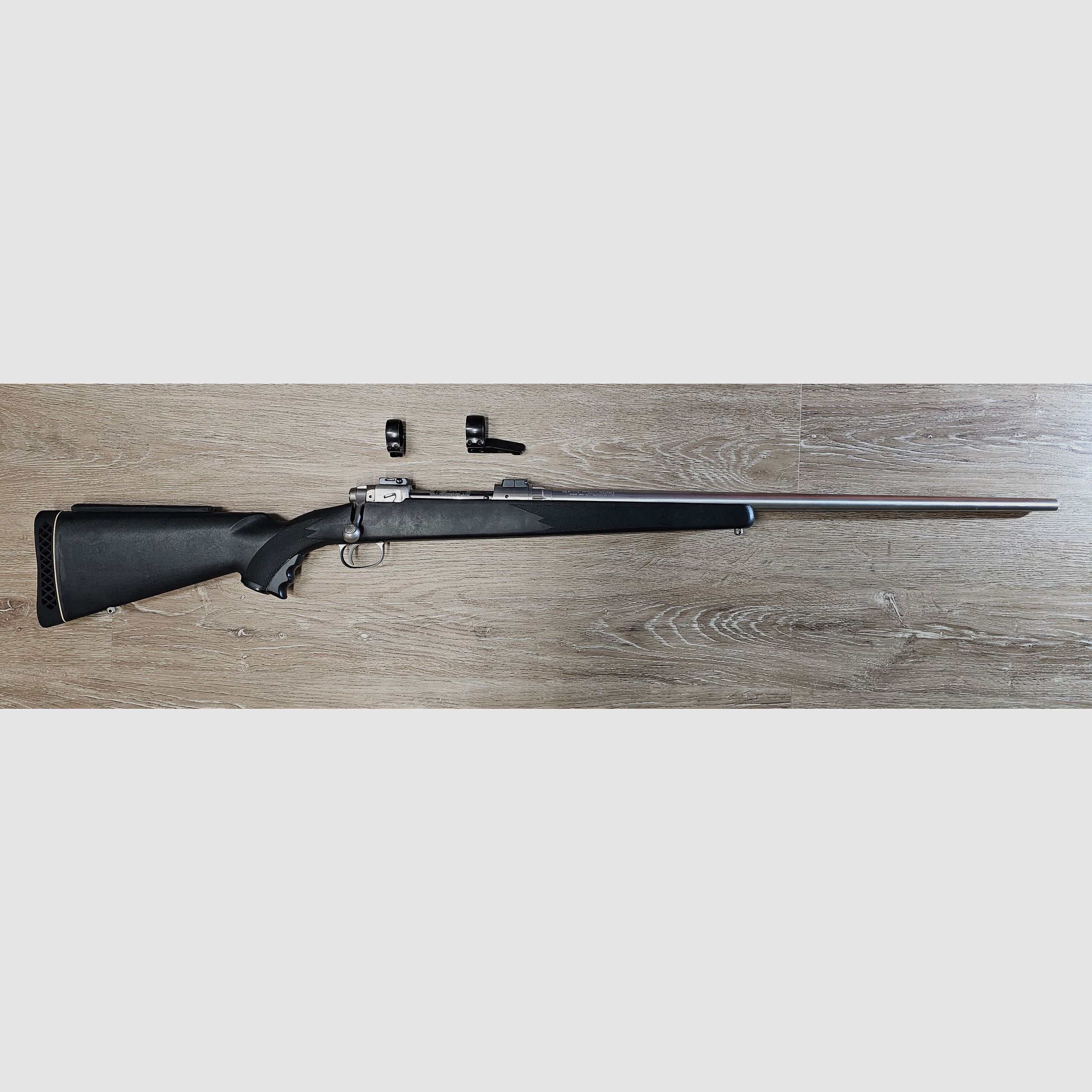 Savage Mod. 116 repeating rifle Cal .338 WinMag with swivel mount (for 30mm tube)