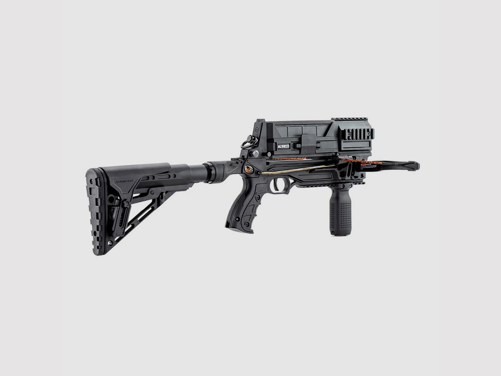 Repertierarmbrust Pistolenarmbrust Steambow AR-Series M10 Tactical 75 lbs 10 Schuss Magazin (P18)