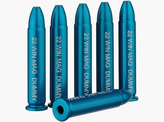 A-Zoom Cartuchos de prácticas AZUL – 6 unidades (.22 Win. Mag.)