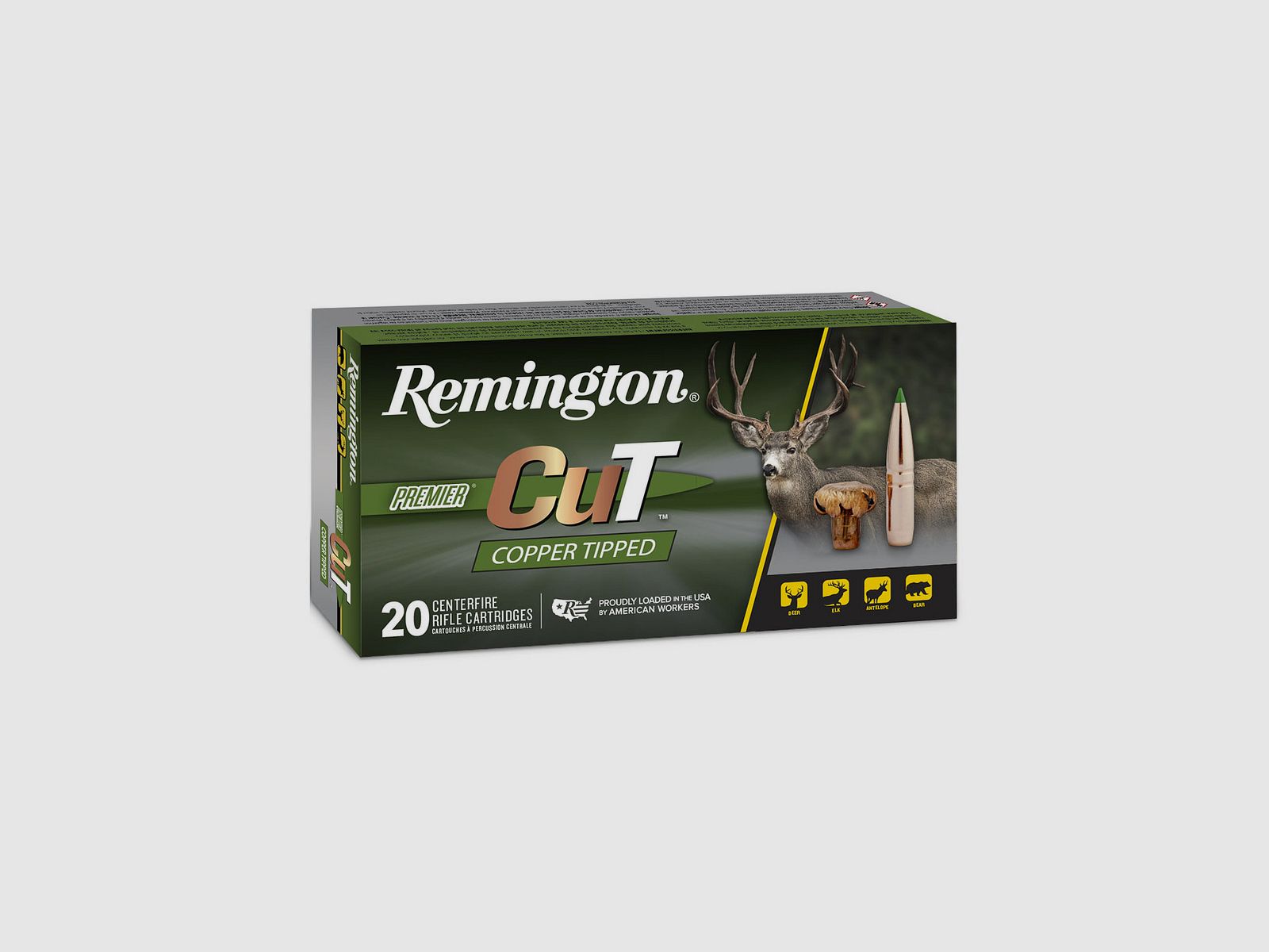 Munizione metallica REMINGTON Premier CuT – 6.5 PRC – 130 grains, immagine 1 di 5